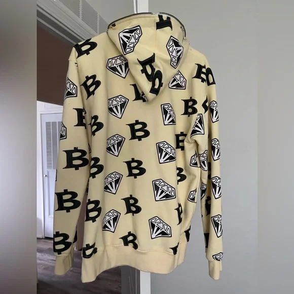 Billionaire Boys Club Diamonds and Dollars Hoodie Size Large - Picture 3 of 8